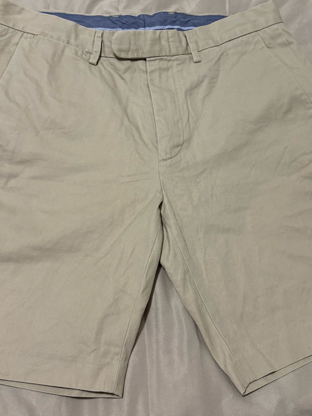 J. Crew 9” Slim Fit Men's Flat Front Khaki/Tan Shorts